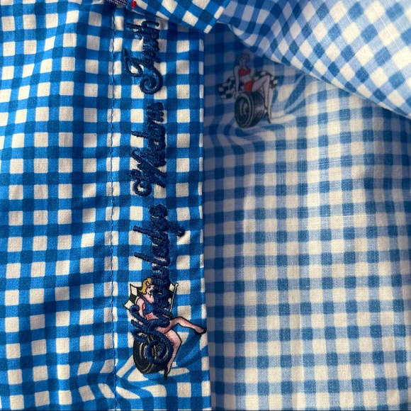 ROBERT GRAHAM MEN'S PIT STOP GINGHAM PINUP GIRLS SPORT SHIRT - Picture 10 of 10